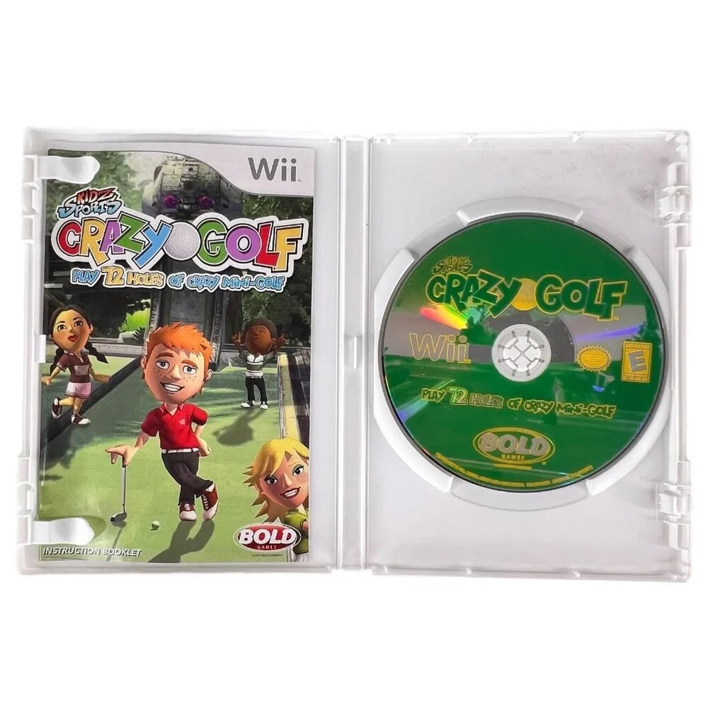 Nintendo Wii Kidz Sports Crazy Golf Video Game With Manual &‎ Case Complete